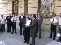 Dipl. ec. Petar Nenov a donat doua autoturisme Politiei din Svishtov, Bulgaria, chiar de ziua orasului